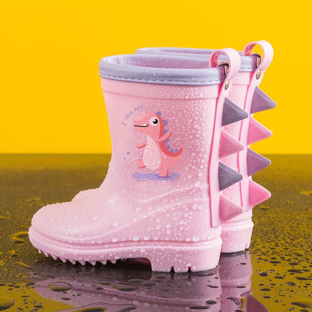 Botas de goma infantiles coloridas con motivos de animales – Leo