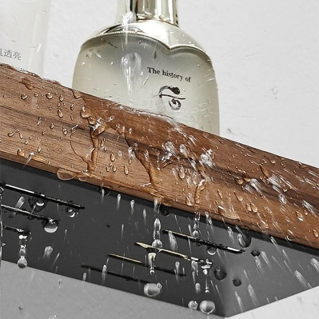 Massive Wood Bathroom Shelf – WoodaFix