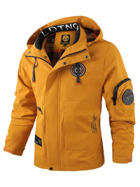 Chaqueta ligera para hombre para exteriores, cortaviento e impermeable con capucha – Torben