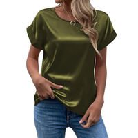 Satin Trend Shirt with Loose Fit for Women – Leona