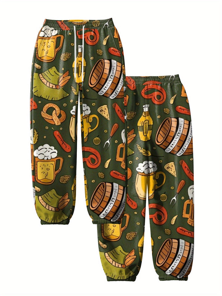 Women's Casual & Party Pants with All-Over Print – Resi Oktoberfest 2025
