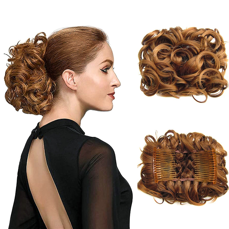 Curly Bun Hair Extension – FluffyFix
