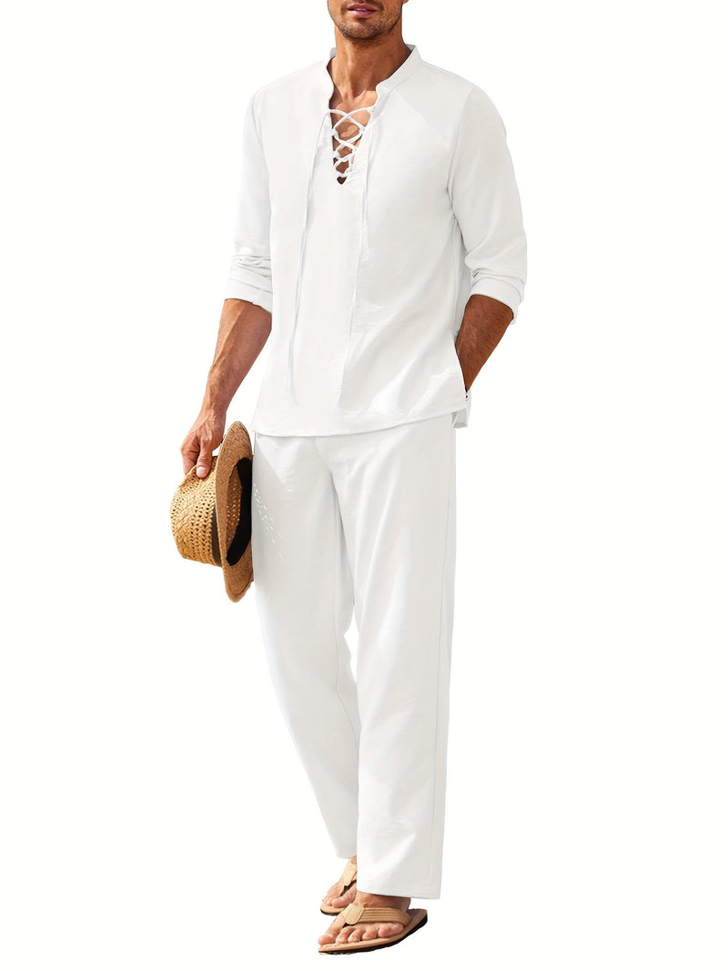 Two-piece Linen Set for Men – Milo
