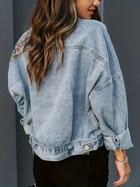 Wildly Chic Leopard Print Denim Jacket – Leona