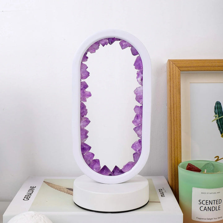 Håndlavet ametystlampe - Serenith