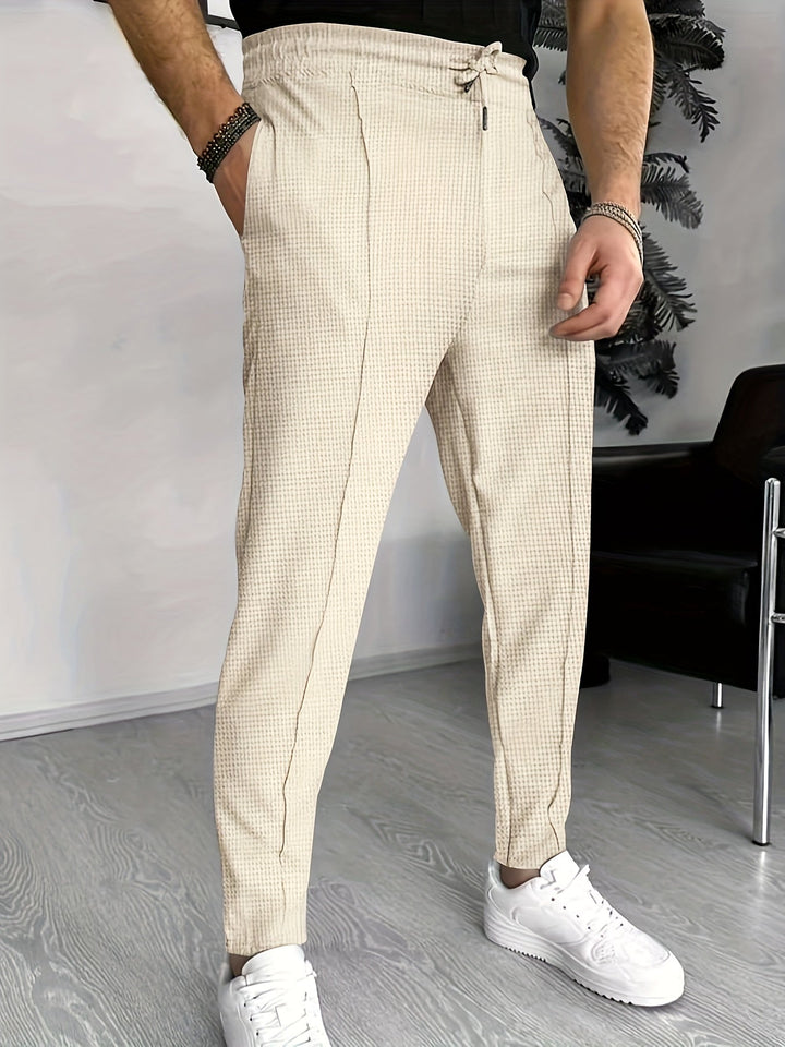 Comfortable waffle joggers for men - Finn