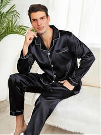 Men's Satin Pajamas – Adrian