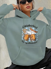 Stylish Women's Hoodie – Clara Oktoberfest 2025