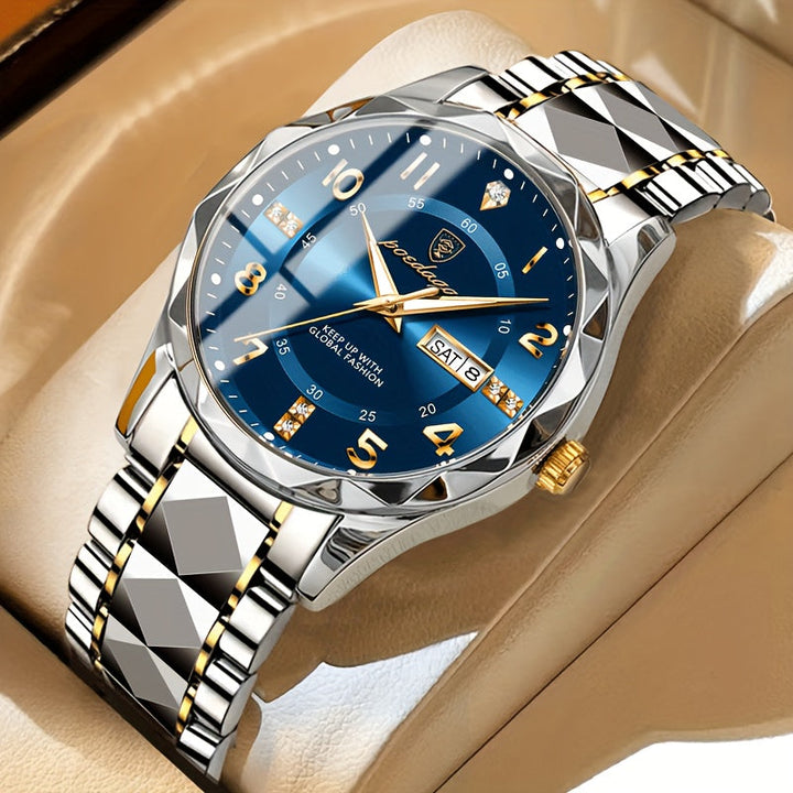 Multifunctional Waterproof Sports Watch for Men - Titanium