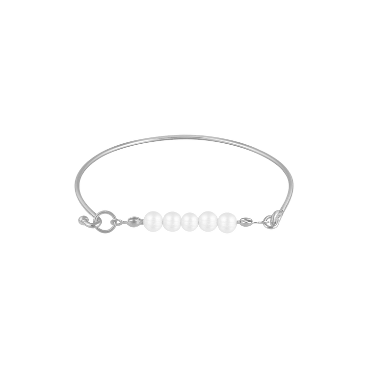 Stylish bracelet with delicate pearls – Selina