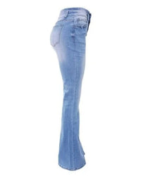 Trendy Denim Pants with High Waist - Mila