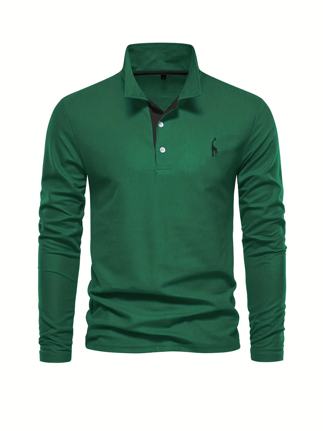 Polo cómodo para hombre con mangas largas