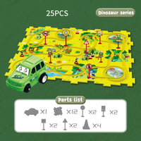 Set de rompecabezas de vehículos formativos - CleverKids