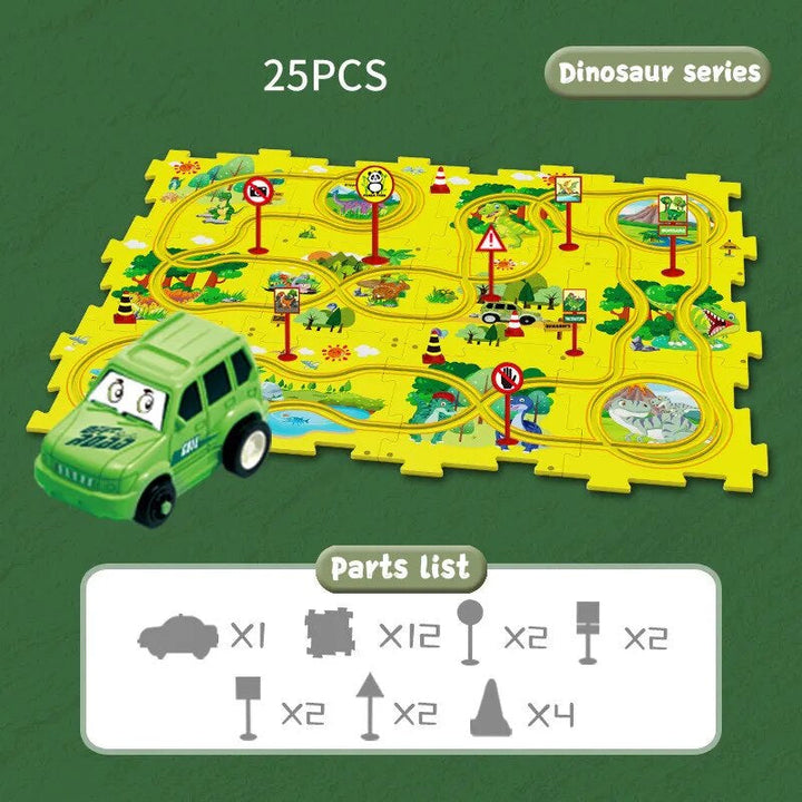 Set de rompecabezas de vehículos formativos - CleverKids