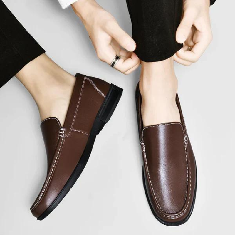 Italian leather loafers – Emilio