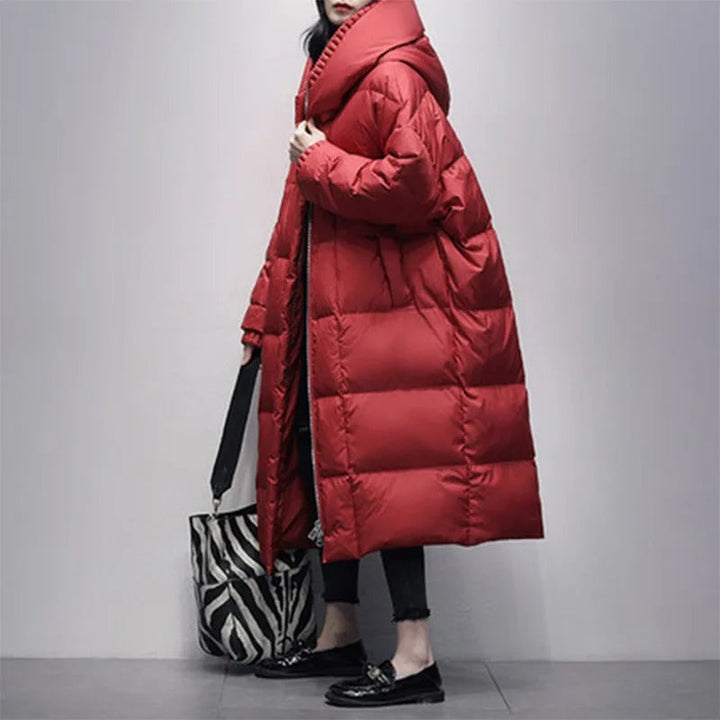 Long Padded Women's Winter Coat - Amara