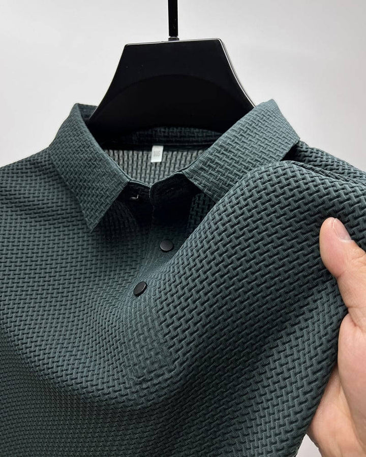 Men's Polo Shirt Made of Breathable Mesh – Matteo
