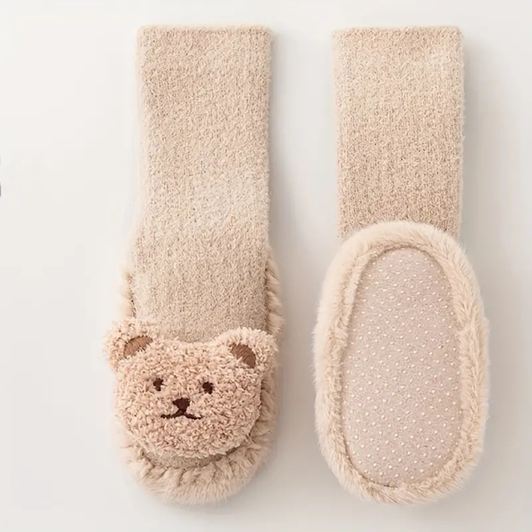 Children's Slippers Socks with Bears – CozyBear