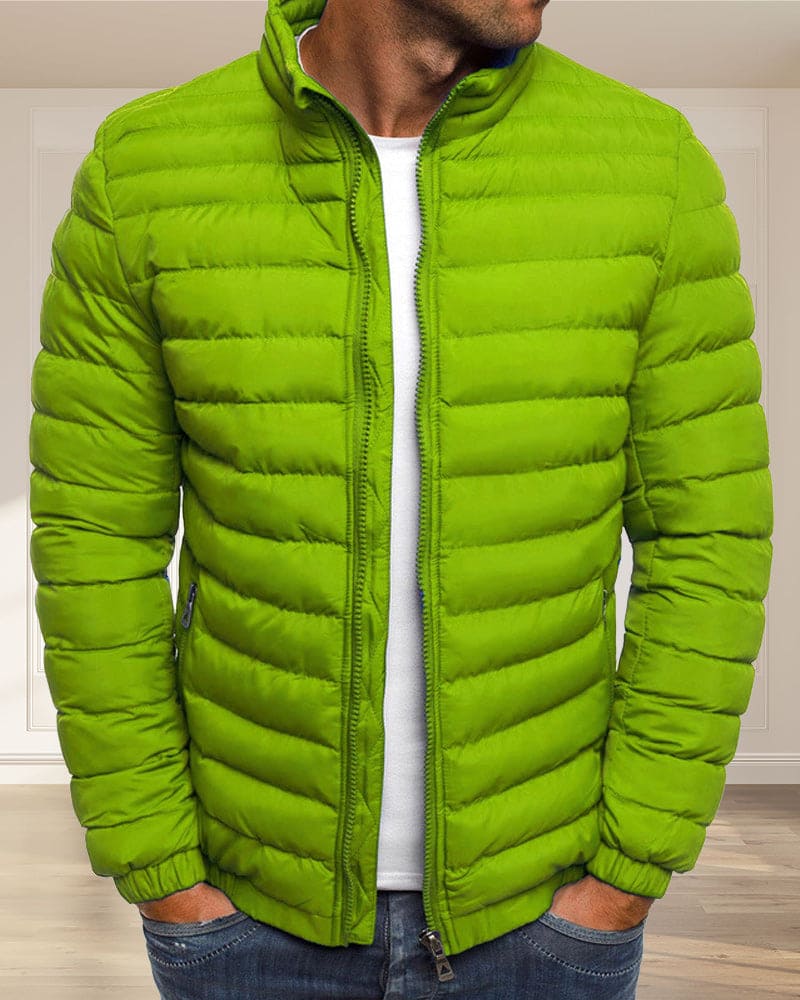 Solid Color Ethan Jacket with Zipper