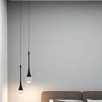 Glass pendant lamp with warm glow - Vetra