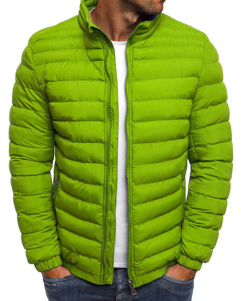 Solid Color Ethan Jacket with Zipper