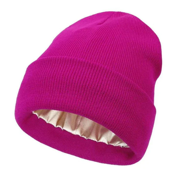 Winter hat with silk lining - Noor
