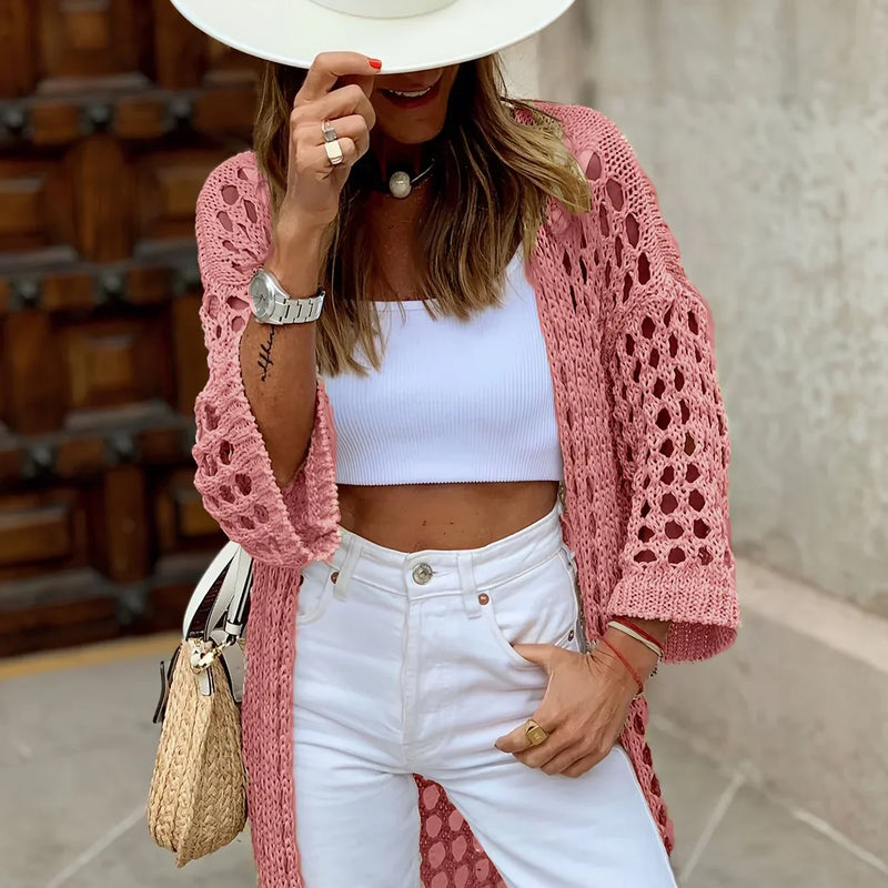Nora Chaleco Tejido a Crochet | Estiloso y Cómodo