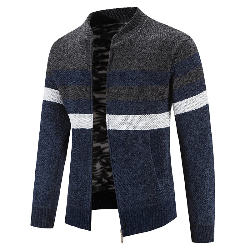 Men's Striped Autumn Sweater – Tobias