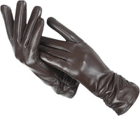 Guantes clásicos de cuero para mujer - LuxLeather