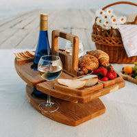 Portable Wooden Picnic Wine Table – WineNest