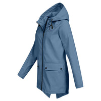 Trendige Damen Regenjacke mit Kapuze - Liora