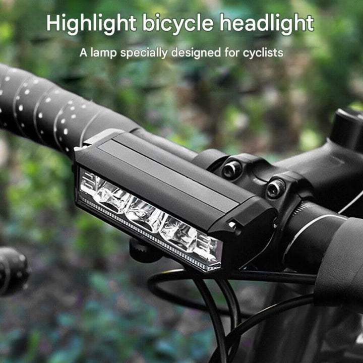 Super bright 180° bicycle light with integrated battery – Luminor