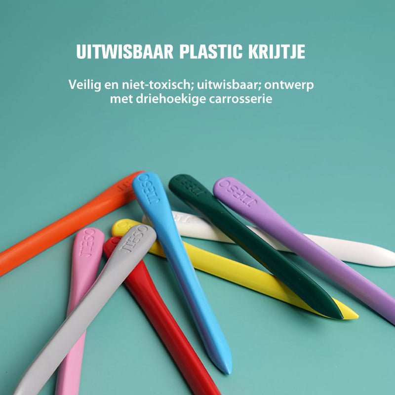 Naturlige Farverige Vokskridt - EcoCrayons