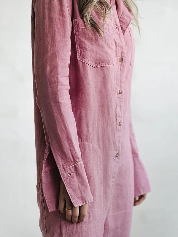 Casual jumpsuit – Liv | 100% bomuld, med praktiske lommer