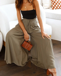 Light Women's Summer Pants with High Waist – Mira