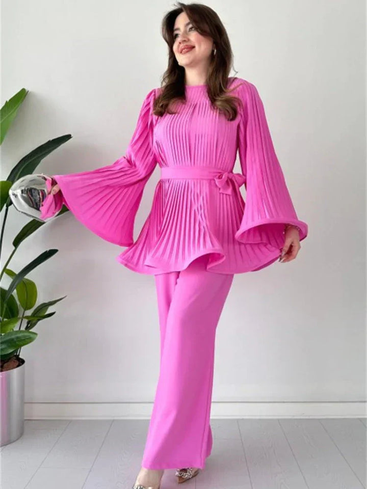 Conjunto de ropa plisada para mujer – Selene