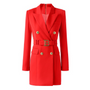 Stilvolles Einfarbiges Blazer-Kleid - Celeste