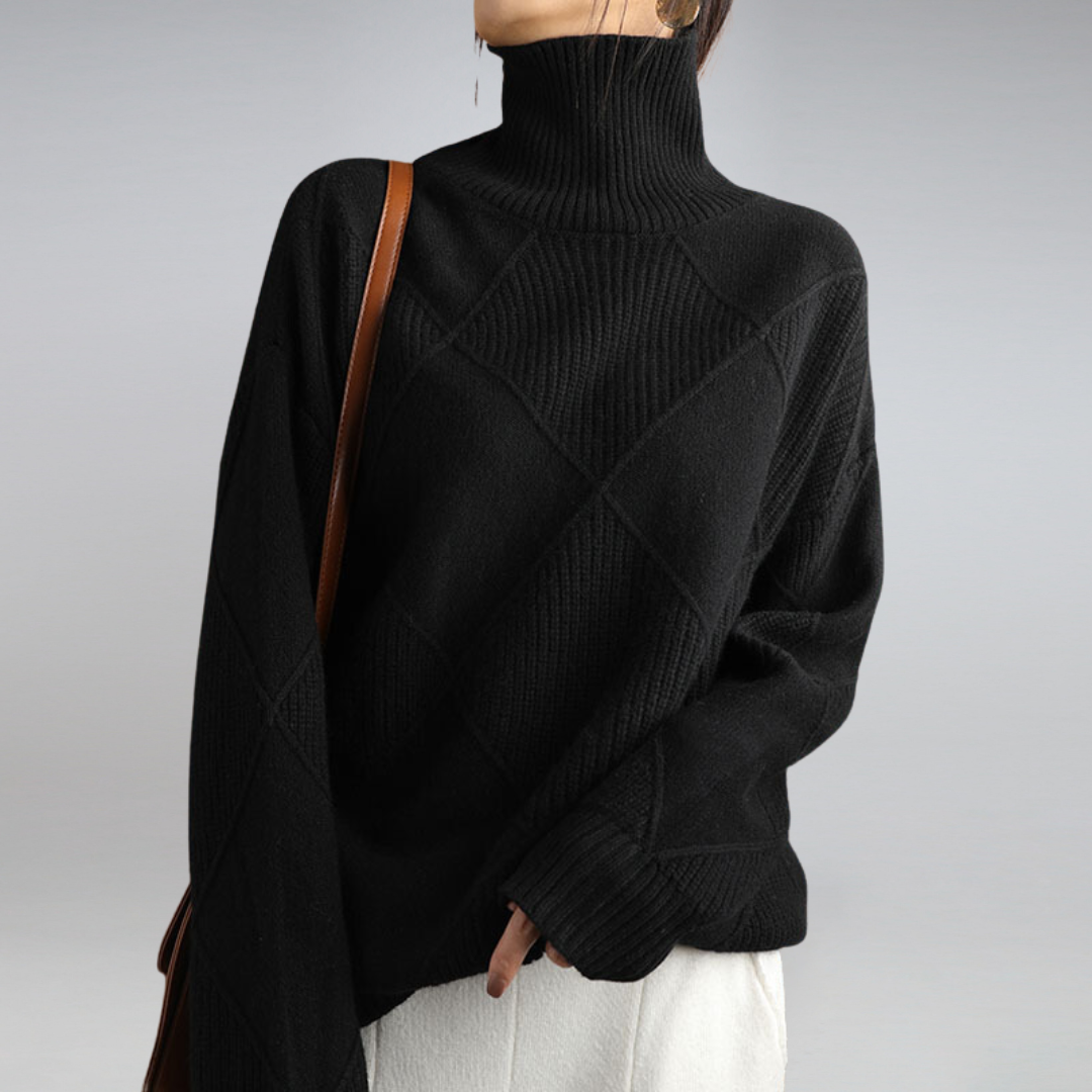 Stylish Turtleneck Sweater for Women - Isabella