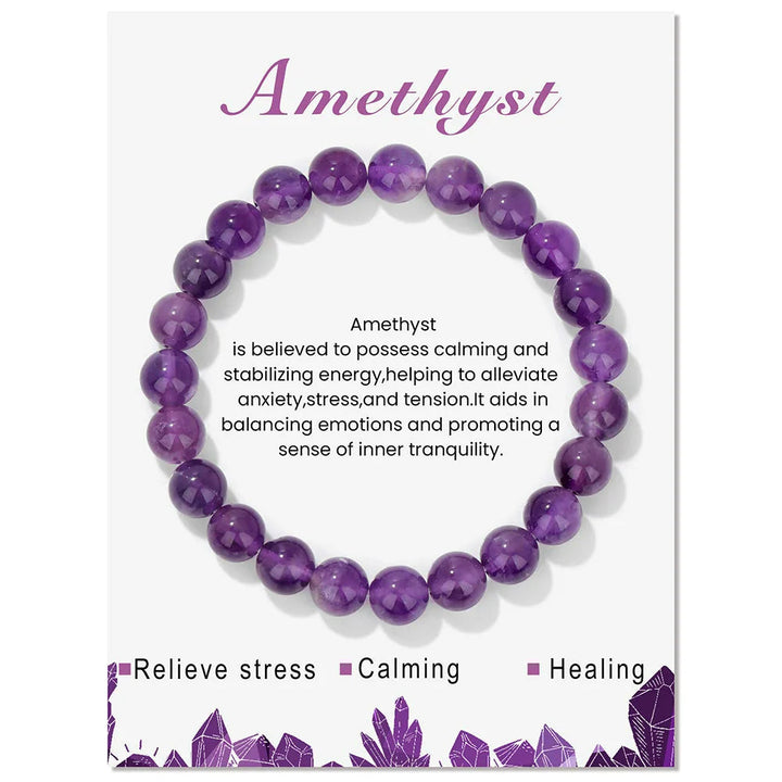 Natural Crystal Healing Energy Bracelet – Aria