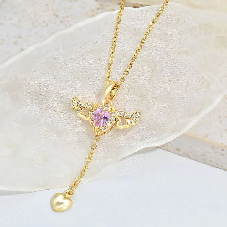 Collar de alas de ángel encantadoras - Livia