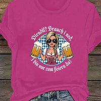 Women's Plus Size Short Sleeve T-Shirt – Liesl Oktoberfest 2025