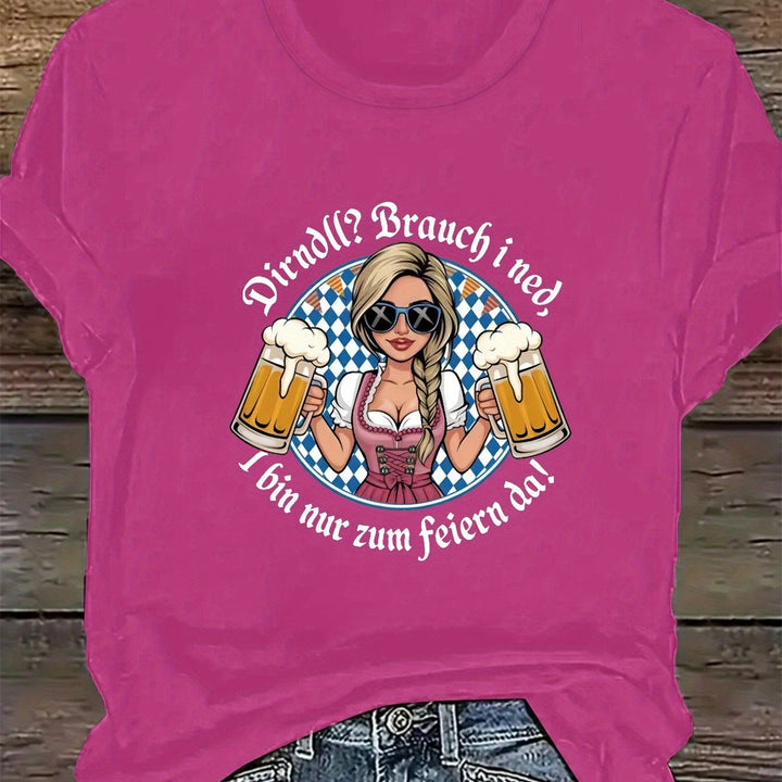 Women's Plus Size Short Sleeve T-Shirt – Liesl Oktoberfest 2025