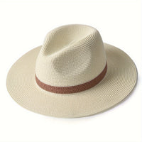 Trendy solhatt med bred brem for damer og herrer – SunShield Panama
