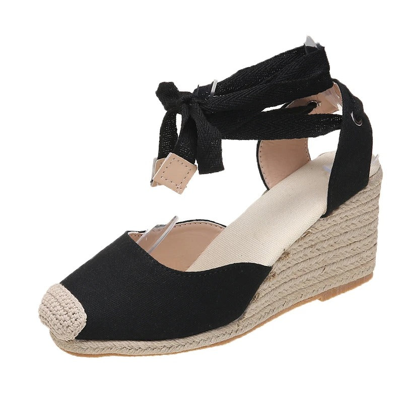 Stilfulde espadrille-sandaler til damer – Maribel