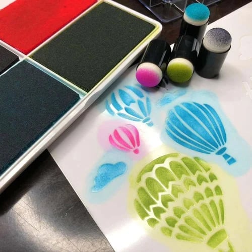 Set de pintura con los dedos para diversión creativa de pintura - Pico