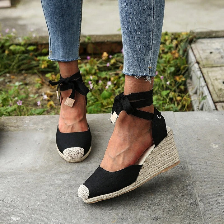 Stilfulde espadrille-sandaler til damer – Maribel