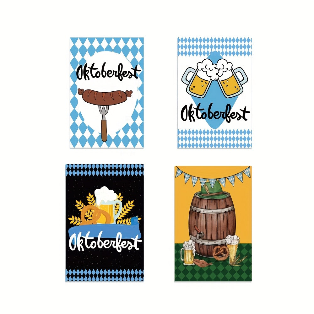Oktoberfest Flasketiketter 3 sett (hver med 24 stk) – BierLabelSet Oktoberfest 2025