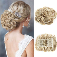 Curly Bun Hair Extension – FluffyFix