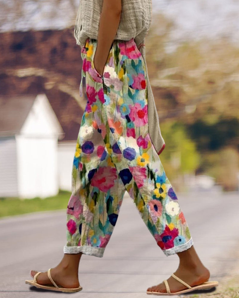 Happy Colorful Women's Jogging Pants - Juno