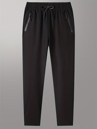 Solid-colored jogging pants with zipper details - Milan